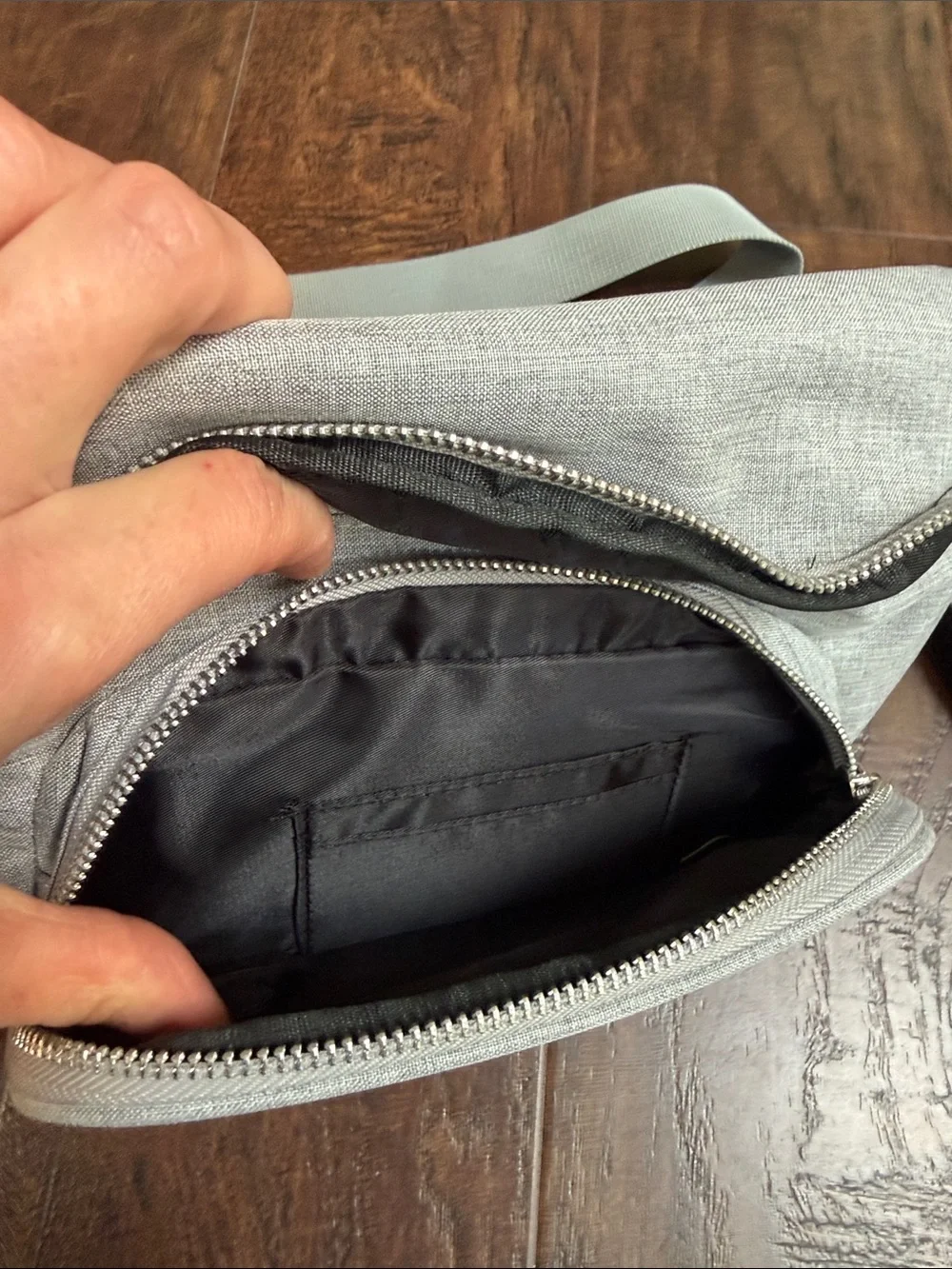 Suissie Fanny Pack Diaper Bag Gray